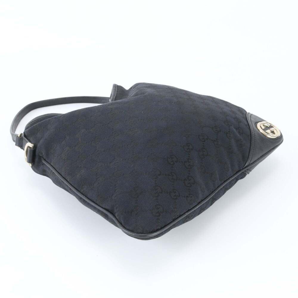 GUCCI Black Leather Shoulder Bag - Picture 4 of 9